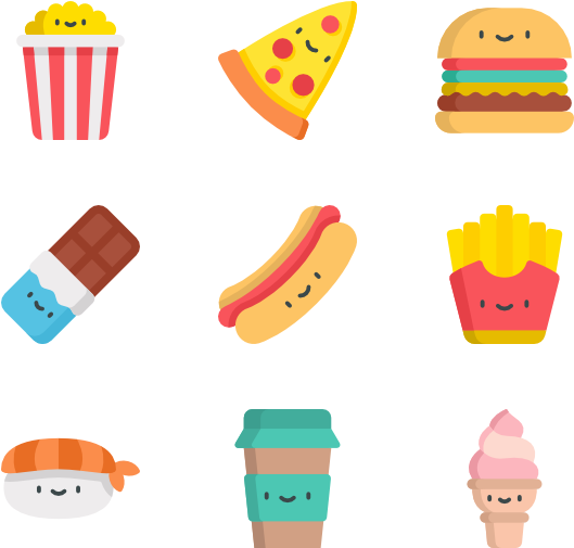 Fast Food Clipart (600x564), Png Download
