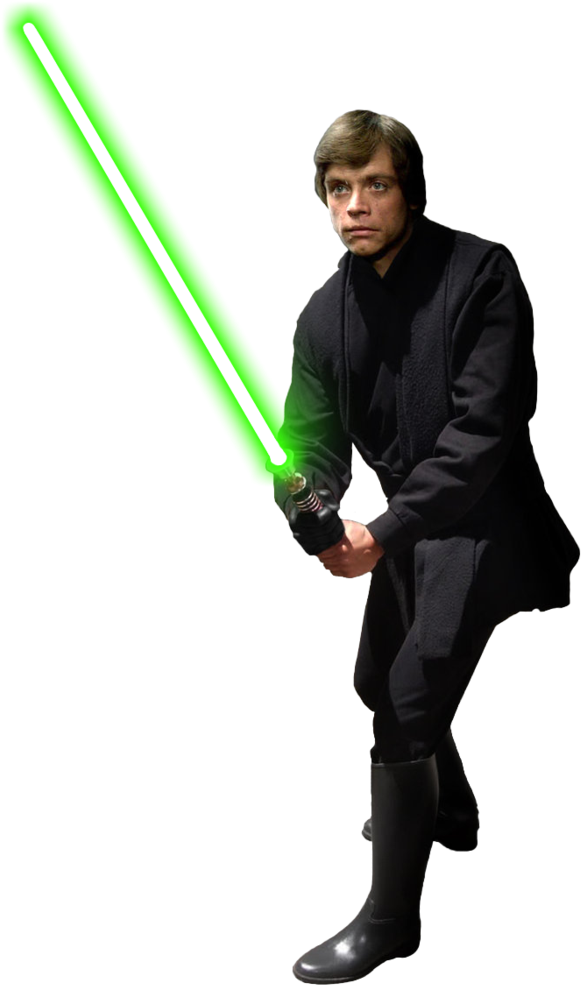 Related Wallpapers - Luke Skywalker Jedi Knight Clipart (592x1029), Png Download