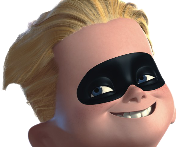 Dash From Incredibles Hair Clipart (931x489), Png Download