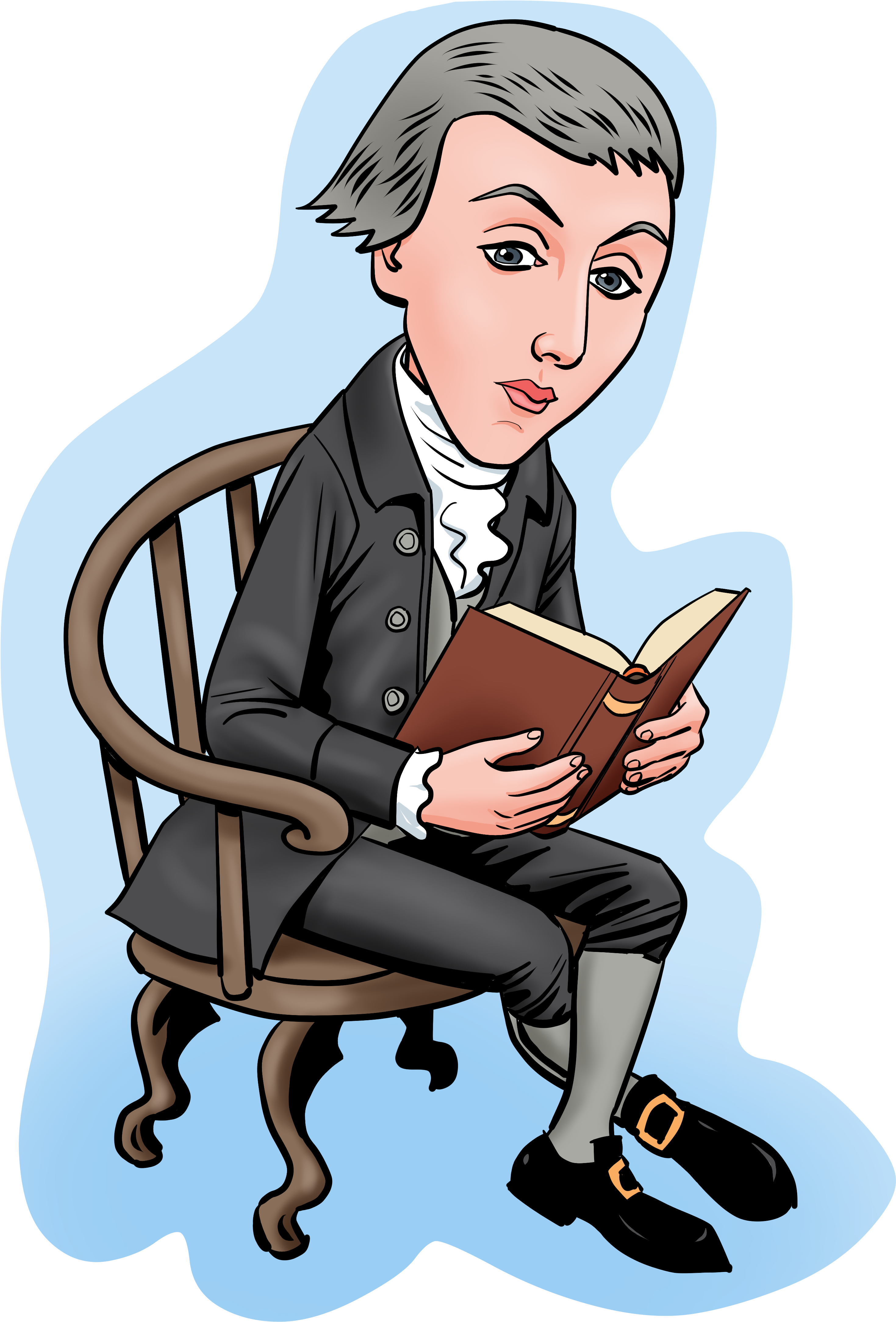 Declaration Of Independence Clipart Thomas Jefferson - James Madison Clipart Png Transparent Png (2938x4333), Png Download