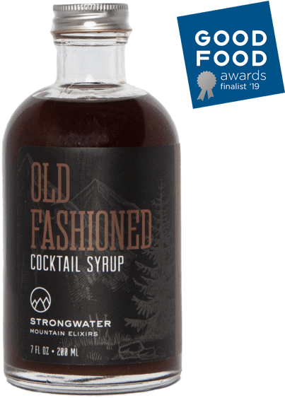 Old Fashioned Cocktail Syrup - Strongwater Old Fashioned Cocktail Syrup Clipart (600x600), Png Download