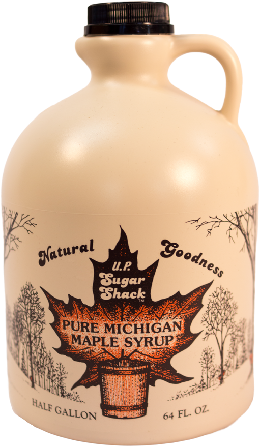 Half-gallon Pure Maple Syrup , Png Download - Glass Bottle Clipart (511x877), Png Download