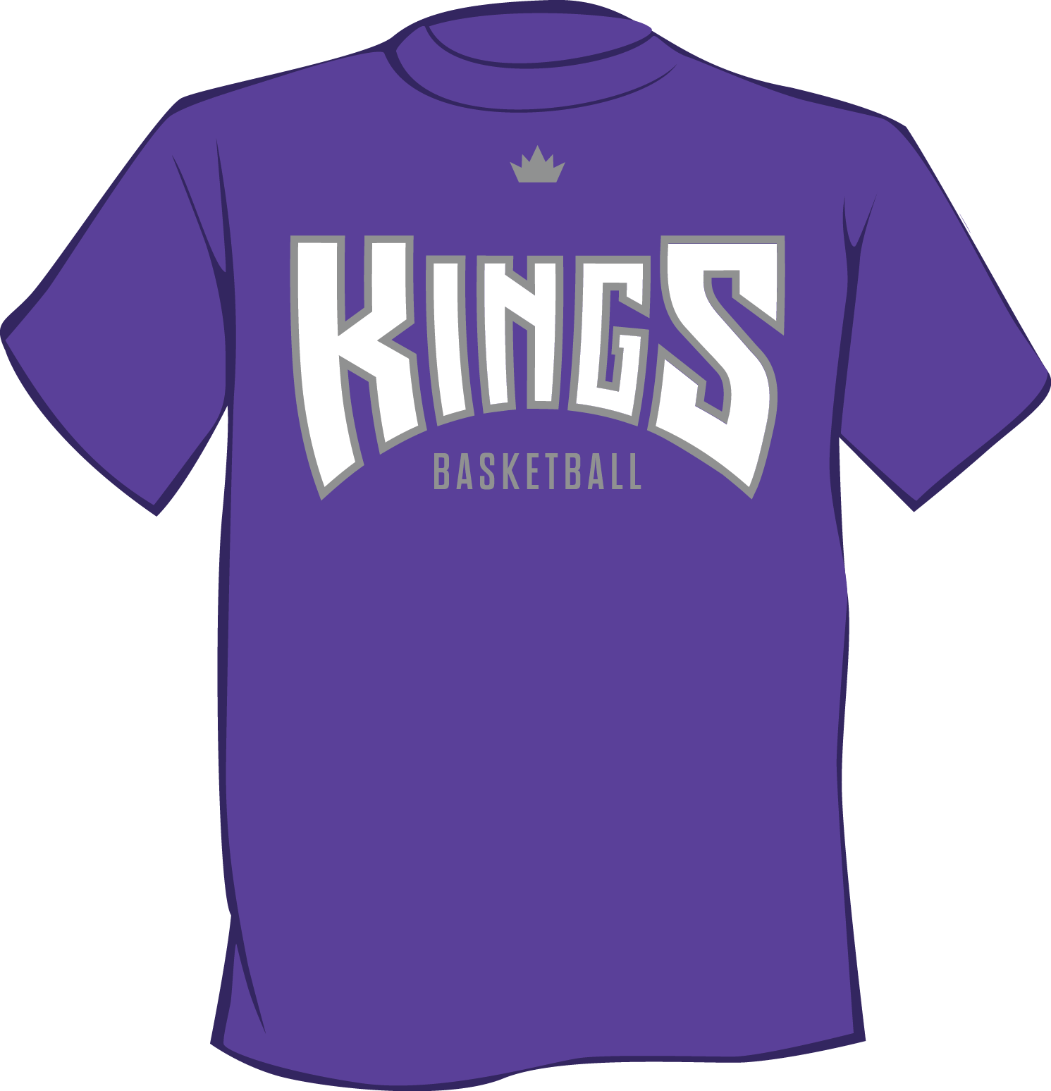 Kings T-shirt Medium - Active Shirt Clipart (1491x1548), Png Download