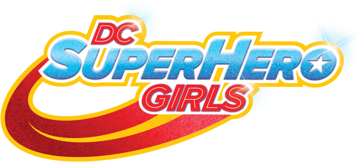 Dc Superhero Girls Logo Png - Lego Dc Super Hero Girls Logo Clipart (1200x556), Png Download