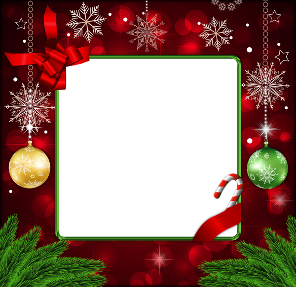 Christmas Frames, Christmas Pictures, Winter Christmas, - Beautiful Christmas Photo Frames Clipart (600x583), Png Download
