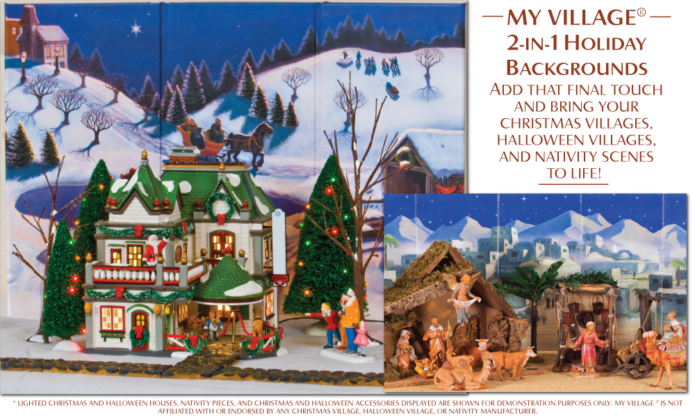 My Village Backgrounds - My Village Scene Clipart (1000x600), Png Download
