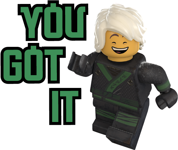 Warner Bros Ninjago Messaging Sticker - Cartoon Clipart (600x600), Png Download