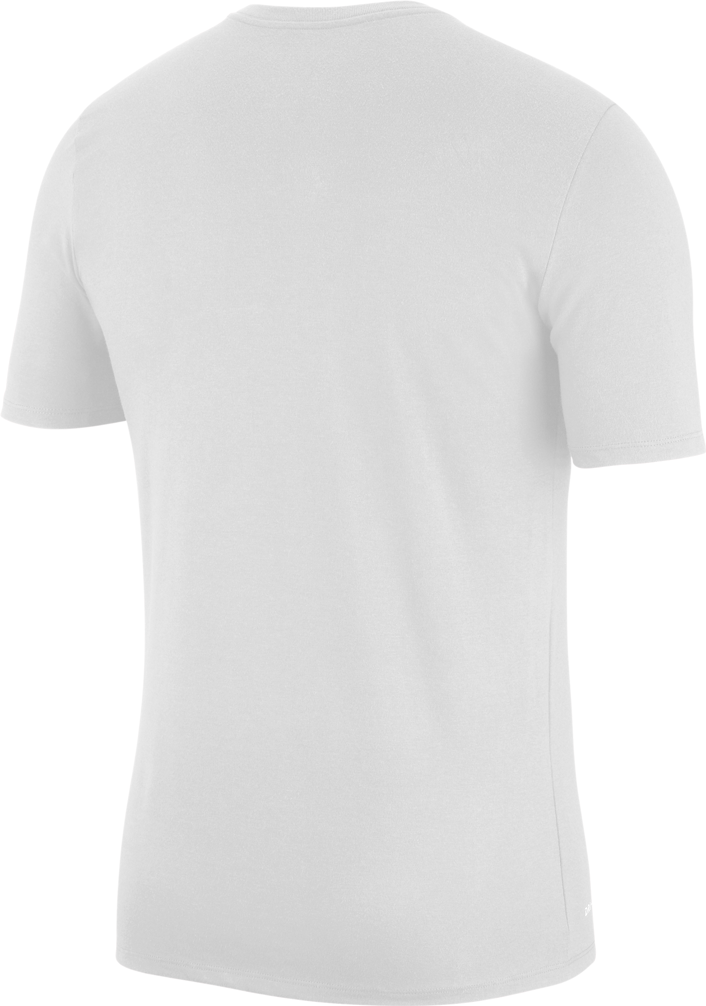 Nike Just Do It Dry Tee - White Golf Shirt Back Clipart (2000x2000), Png Download