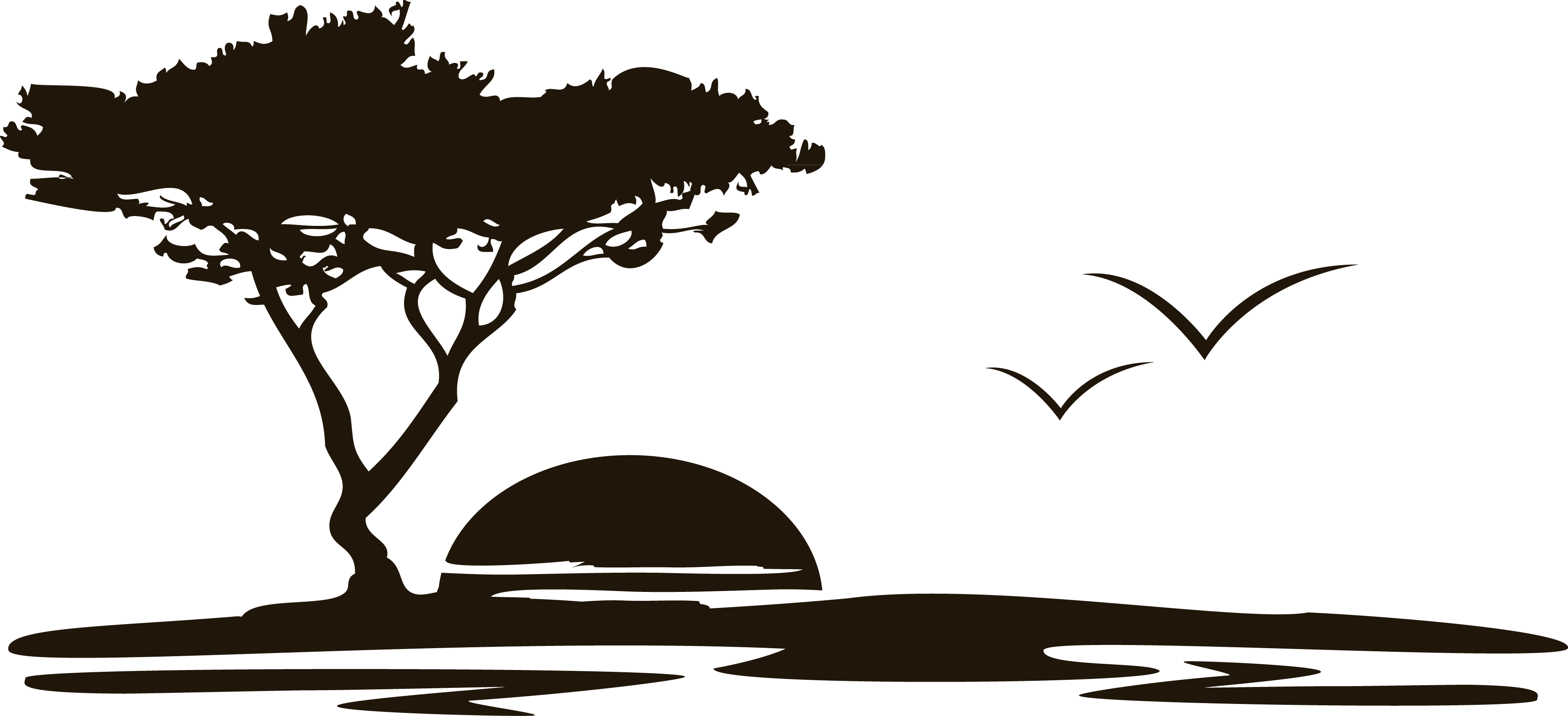 images Sunset Silhouette Black And White jpg transparent download png for free
