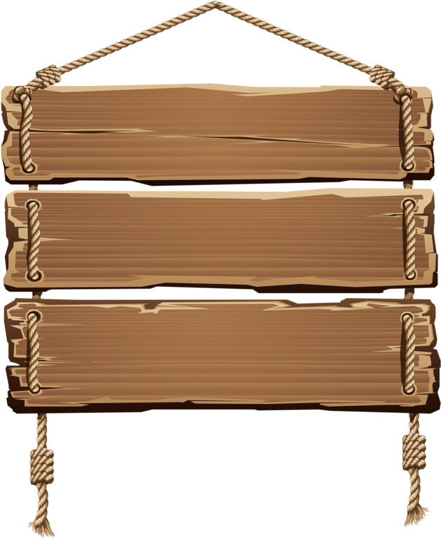 Hanging Signs - Wooden Hanging Frame Png Clipart (673x800), Png Download