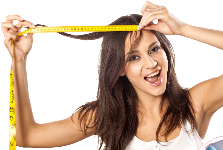 Hair Growth Png High-quality Image - Tape Measure Hair Clipart (768x510), Png Download