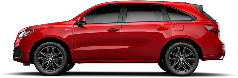 2 - 2019 Acura Mdx A Spec Black Clipart (800x450), Png Download