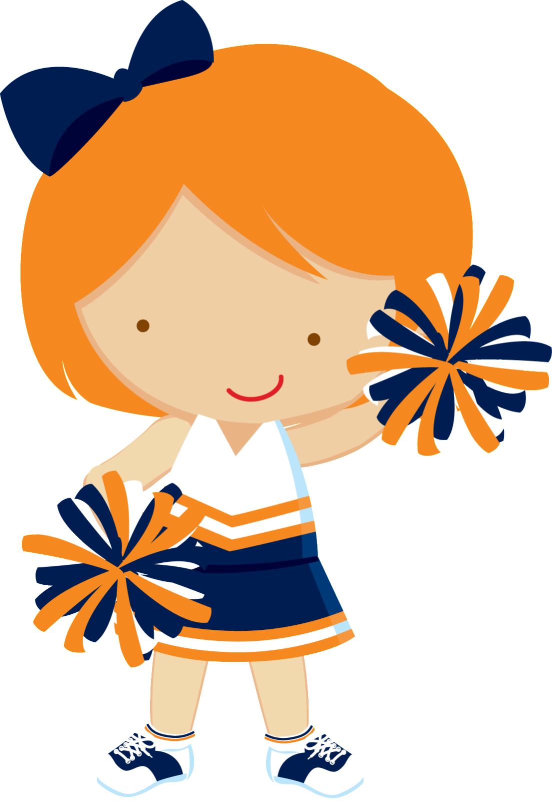 Cheerleader Cute Clipart - Png Download (1104x1600), Png Download