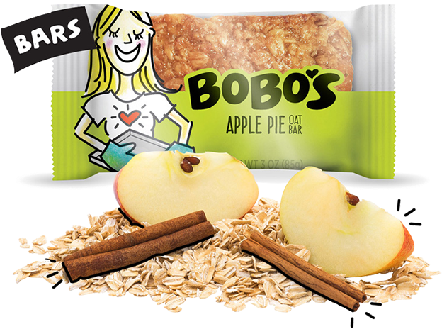 Bobo's Peanut Butter Oat Bar Clipart (636x495), Png Download