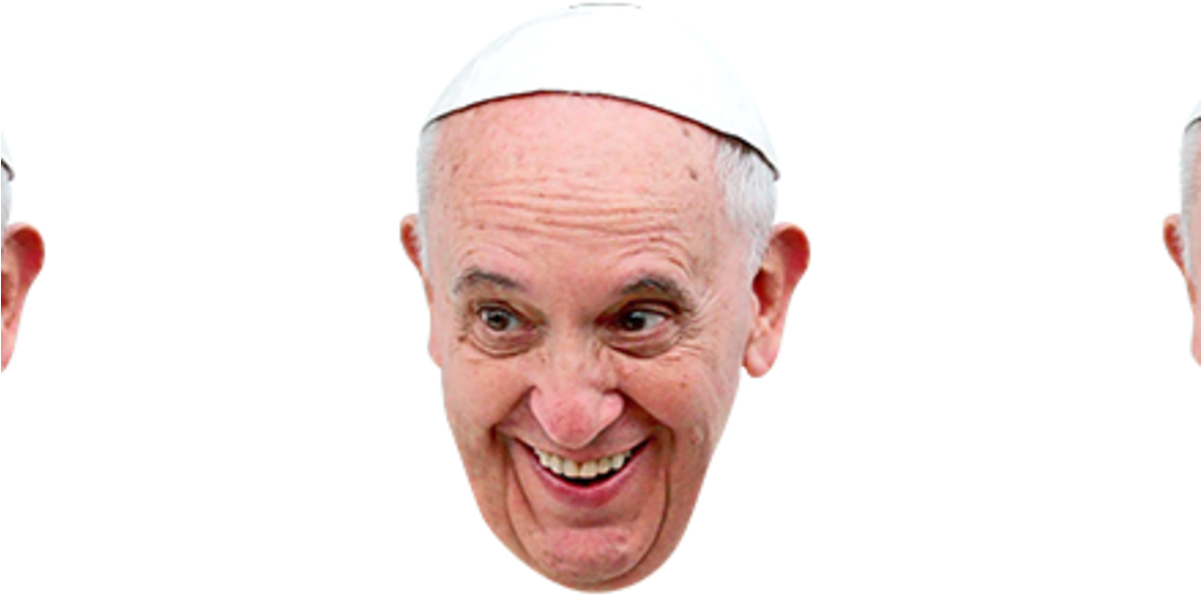 Pope Francis , Png Download - Wall Is Immoral Pelosi Memes Clipart (1201x595), Png Download