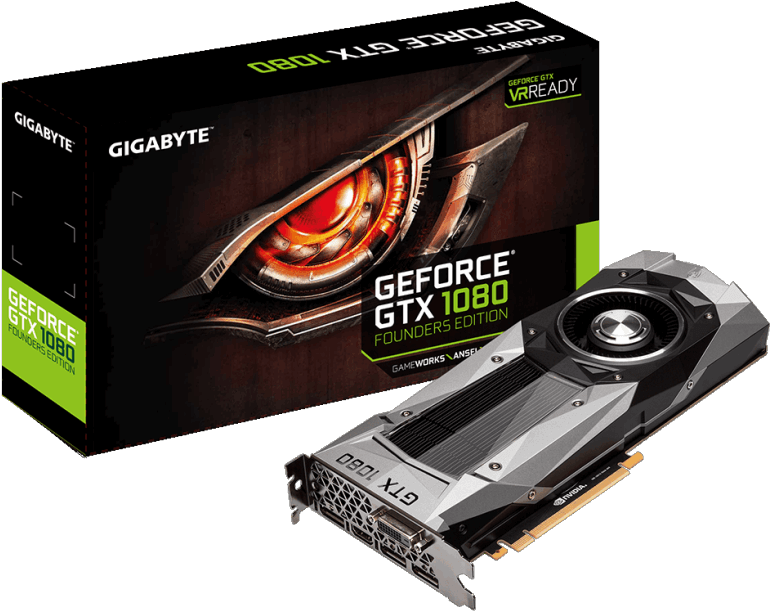 Nvidia Geforce Gtx 1080 - Nvidia Geforce Gtx 1080 Gigabyte Clipart (800x669), Png Download