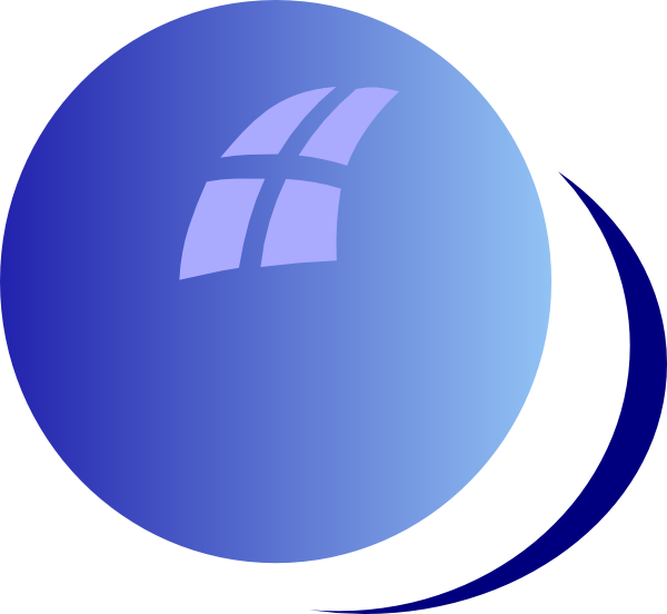 Blue Bubble Cirlce Svg Clip Arts 600 X 552 Px - Circle - Png Download (600x552), Png Download