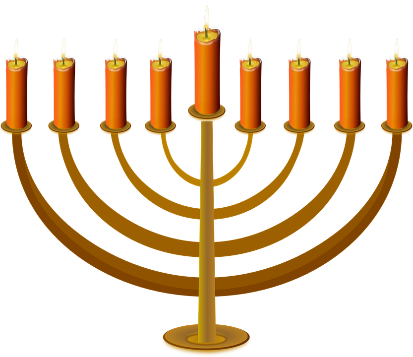 Dreidel Clipart Hanukkah Food - Hanukkah - Png Download (833x720), Png Download