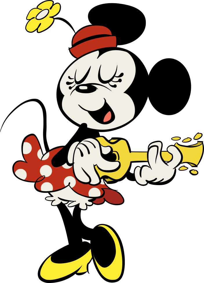 Disney Mickey Mouse Short Minnie Mouse Transparent Clipart (704x977), Png Download