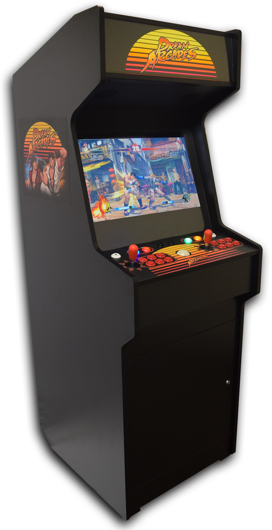 Dreamcade Fighter Edition - Street Fighter Games Arcade Clipart (925x1800), Png Download
