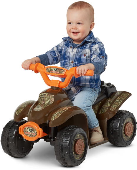 Mossy Oak Toddler Quad Mossy Oak Toddler Quad - All-terrain Vehicle Clipart (900x600), Png Download