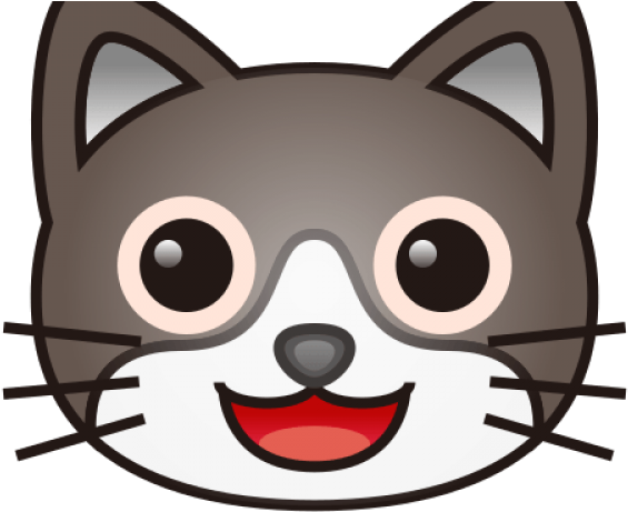 Emoji Clipart Cat - Heart Eye Cat - Png Download (640x480), Png Download