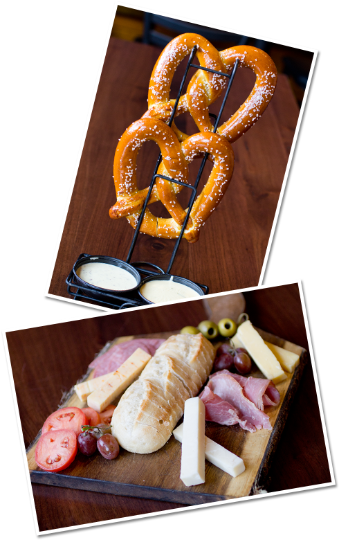Barley Creek Brewery Food Collage - Pretzel Clipart (500x800), Png Download
