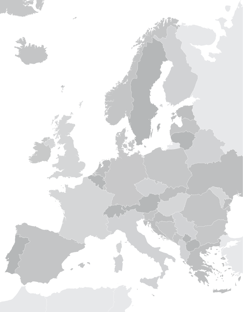 Blank Map Of Europe And Middle East