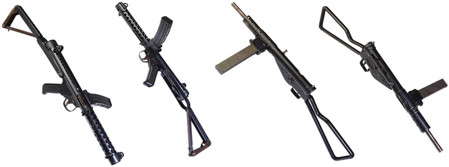 The Gun, Sten Mk-2, British Machine, Portable, Weapons - Assault Rifle Clipart (960x367), Png Download