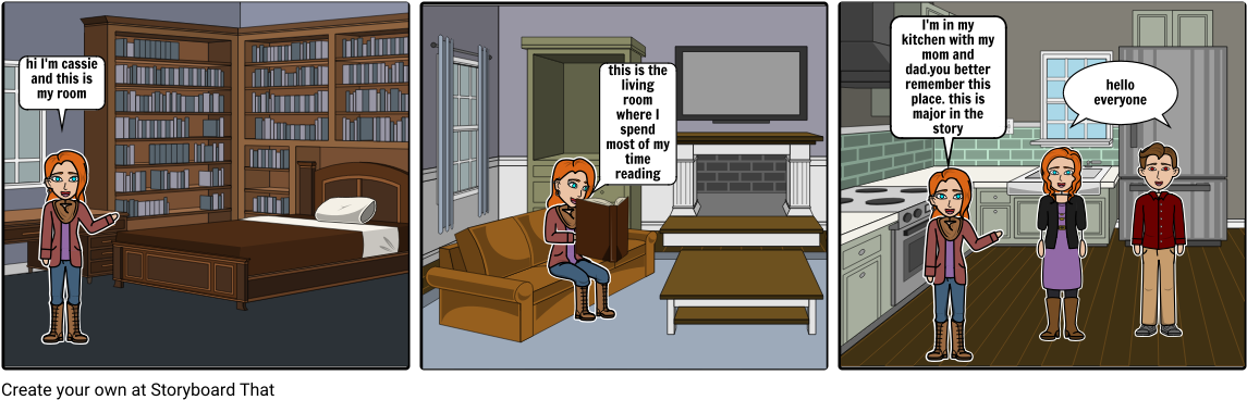 Characters Room - Cartoon Clipart (1164x385), Png Download