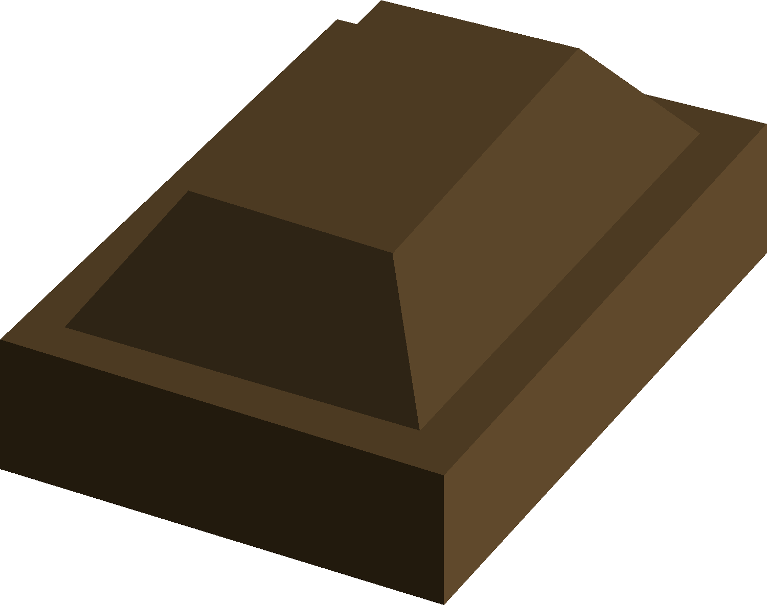 Osrs Gold Bar - Wood Clipart (1500x1185), Png Download