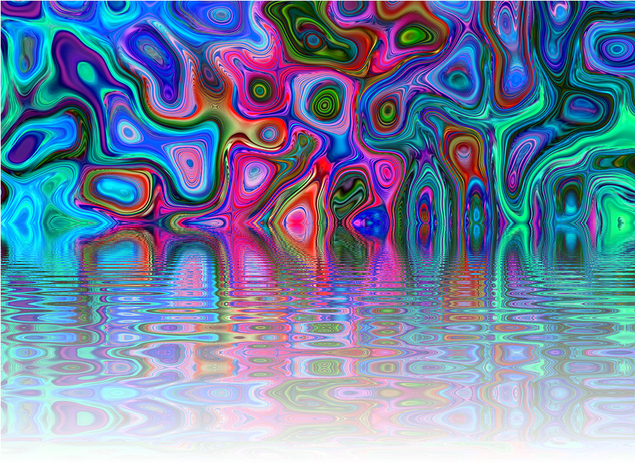 #ftestickers #colorful #water #background - Png Transparent Color Effect Png Clipart (921x720), Png Download