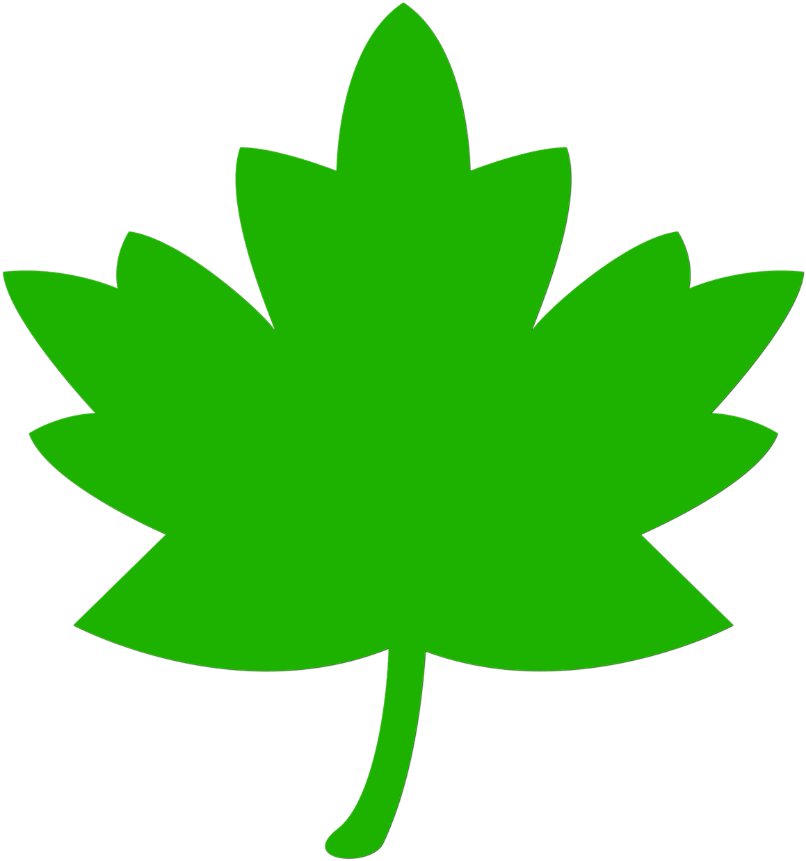 Icon Leaf Green Tree Nature Png Image - Fall Leaves Clip Art Transparent Png (1280x1280), Png Download