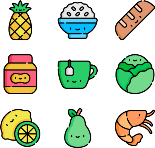 Healthy Food Clipart (600x564), Png Download