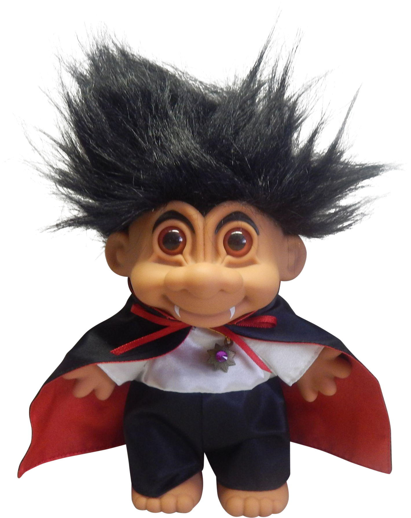 Russ Berrie Dracula Doll For Your Consideration - Troll Doll Transparent Clipart (1789x1789), Png Download