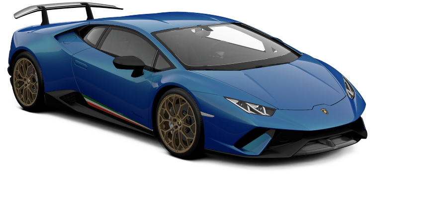 Lamborghini Huracan Performante Purple Clipart (1100x441), Png Download
