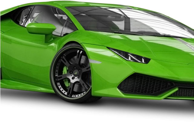 Lamborghini Clipart Green - Green Lamborghini Huracan Png Transparent Png (640x480), Png Download