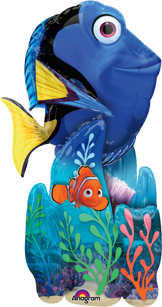 Dory Balloon , Png Download - Finding Dory Insiders Balloons Clipart (529x1000), Png Download
