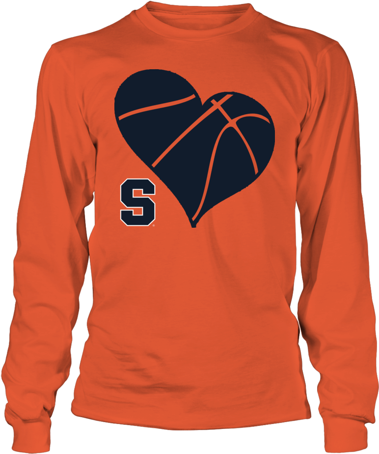 Su Basketball Heart - 2018 Clemson National Champions Shirts Clipart (1000x1000), Png Download