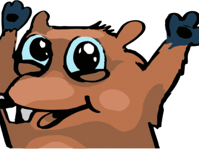 Beaver Clipart Emoji - Cartoon - Png Download (640x480), Png Download