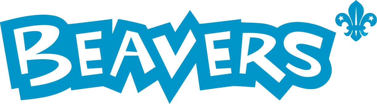 Beaver Rgb Blue Linear - Beaver Scouts Uk Logo Clipart (1223x339), Png Download