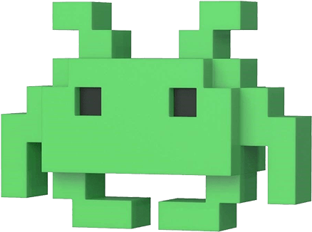 Funko 8 Bit Pop Retro S2 Space Invaders Md Invader - Funko Pop Space Invader Clipart (709x709), Png Download