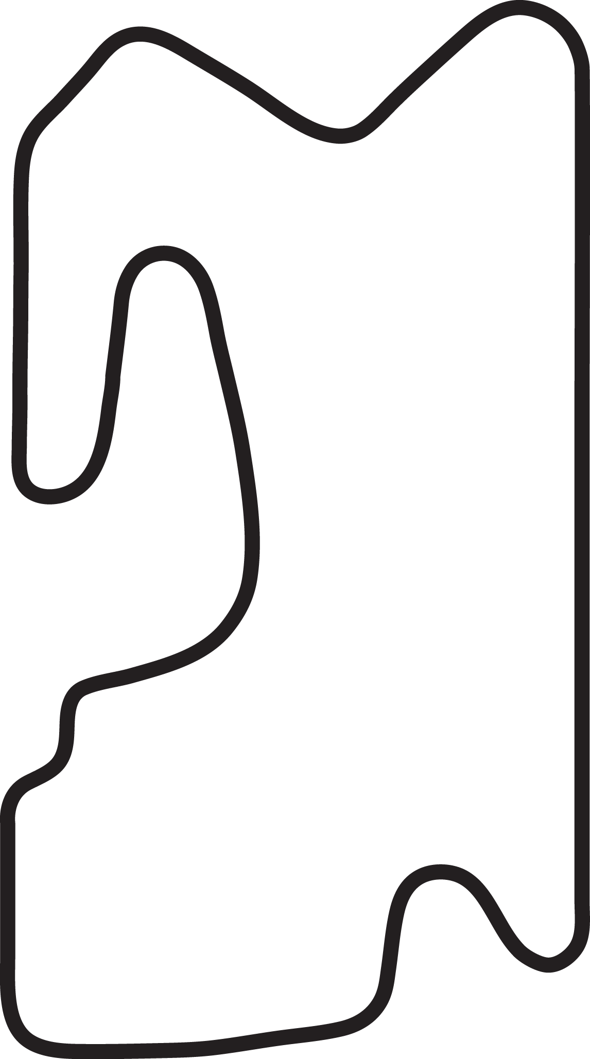 Finish Line Clipart Grand Prix - Png Download (1146x2057), Png Download