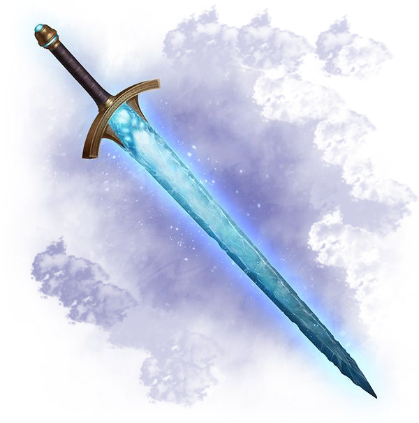 Fantasy Weapons Magic Weapons - Moon Touched Sword 5e Clipart (600x606), Png Download