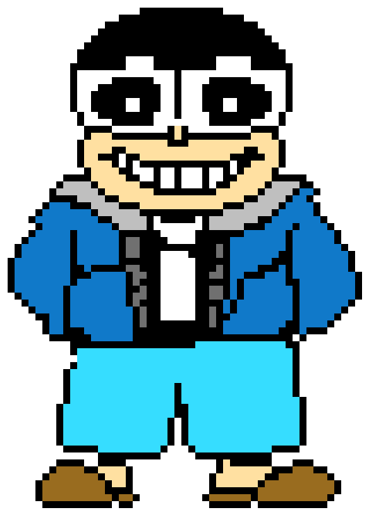 Logan Sprite - Sans Pixel Art Clipart (750x780), Png Download