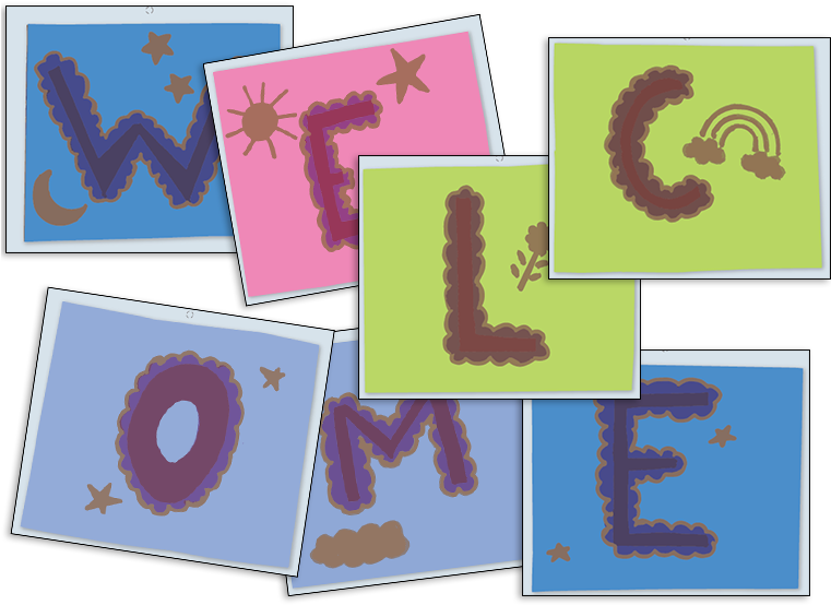 This Colorful Easy To Laminate Welcome Sign Starts - Illustration Clipart (760x560), Png Download