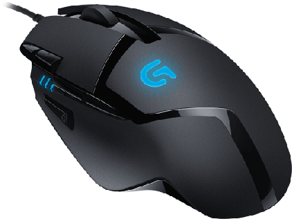 Logitech G402 Hyperion Fury Fps Gaming Mouse Clipart (600x600), Png Download