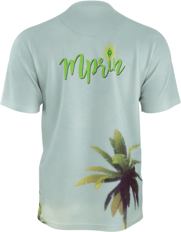 Camiseta Palmeras Chico Mprin - Active Shirt Clipart (751x963), Png Download