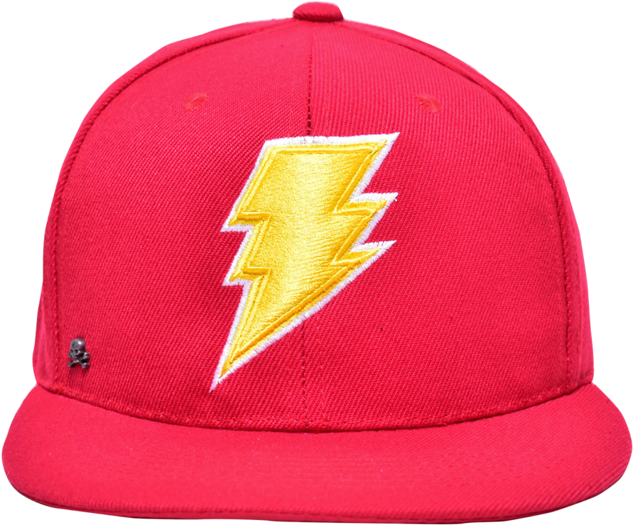 Gorra Shazam Logo - Shazam Hat Clipart (891x739), Png Download