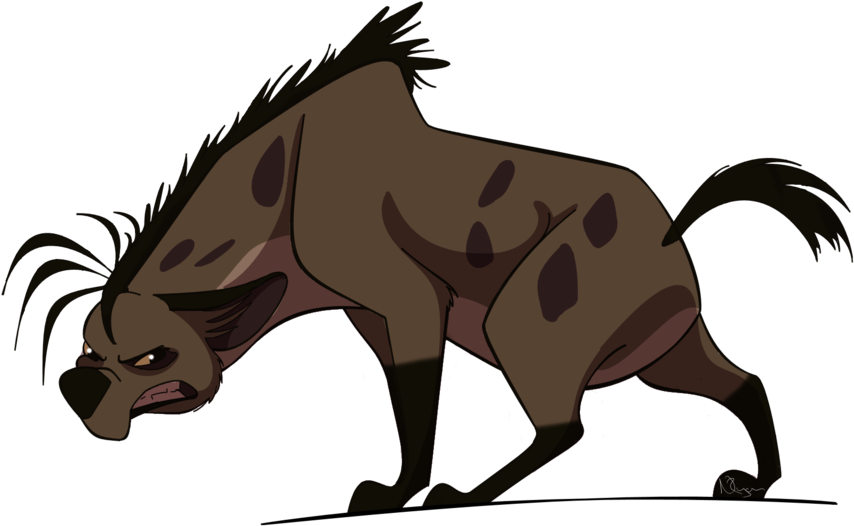 Idon't Think So It's Just Some Fanart A Quick - Lion King Shenzi Full Body Clipart (900x567), Png Download